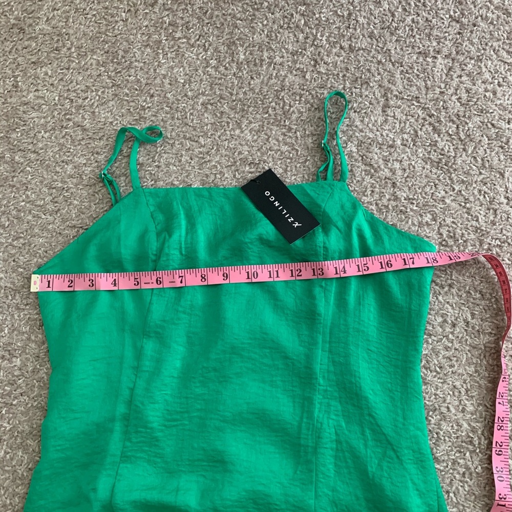 Zilingo NWT Mini Strap Slip Dress with Slits - Picture 13 of 16